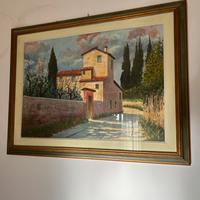 Quadro con vista su casale