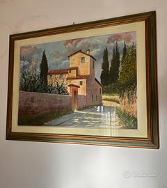 Quadro con vista su casale