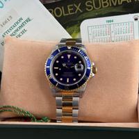 Rolex Submariner Ref. 16613LB Purple Dial Full Set