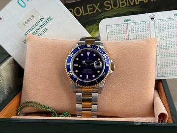 Rolex Submariner Ref. 16613LB Purple Dial Full Set