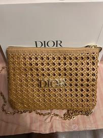 Pochette Dior beauty im rafia intrecciata