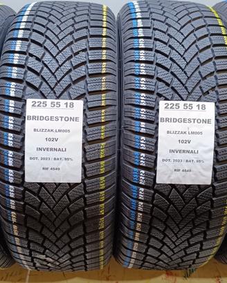 4 GOMME 225 55 18 BRIDGESTONE INV RIF4549