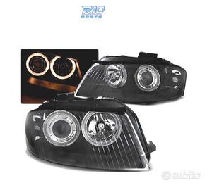 FARI ANGEL EYES AUDI A3 8P 03-08 FONDO NERO