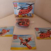 Lego Creator 31003 3 in 1 - Elicottero rosso