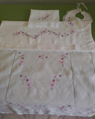 set lenzuola carrozzina 