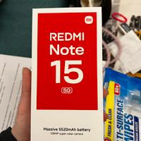Redmi Note 15 nuovo con scatola mai acceso