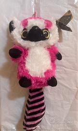 Peluche procione rosa con occhioni