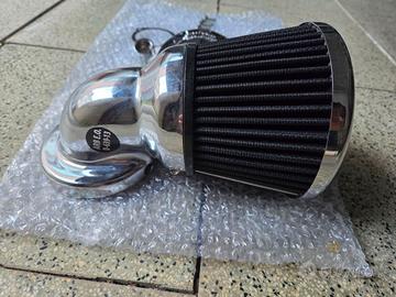 ARLEN NESS FILTRO ARIA VELO90 CROMO per Harley