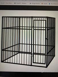 Gabbia per cani da esterno 2x2