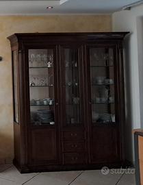 vetrina in legno 