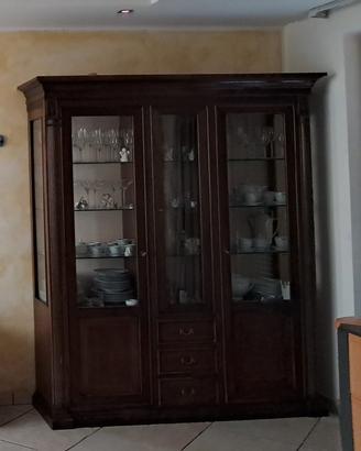 vetrina in legno 