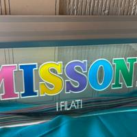 Insegna pubblicità Missoni