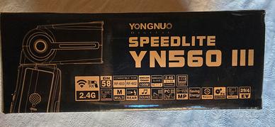 FLASH YONGNUO YN560 III FN, PER  NIKON, NON  È TTL