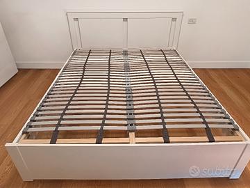 struttura letto e reti in doghe matrimoniale