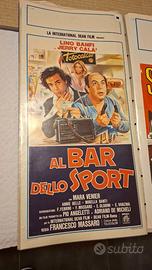 Locandina film Al Bar Dello Sport 30x70 originale