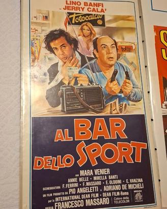 Locandina film Al Bar Dello Sport 30x70 originale