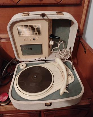 Giradischi fonovaligia Perpetuum Ebner Alhof baby