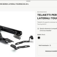 TELAIETTI PER BORSE LATERALI  20 L YAMAHA tracer 7