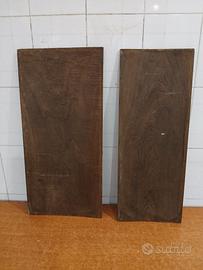 Coppia di Pannelli Antichi, Legno Noce.