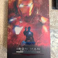 Hot toys Iron Man MMS 543 Endgame + testa custom