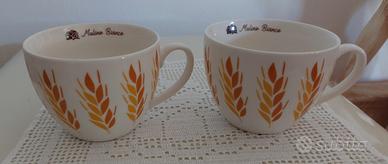 Coppia di Tazze da Colazione Mulino Bianco