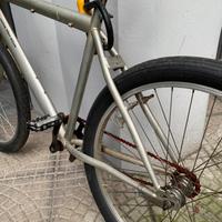 Bicicletta naked fat frank argento