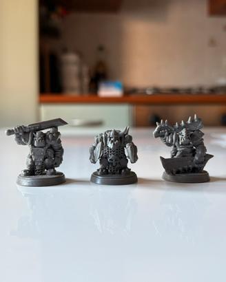 Miniature D&D orchi GDR