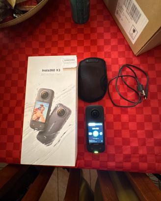 Insta360 x3 Action cam + minisd 256 gb