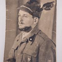 Foto d'epoca ritratto soldato italiano