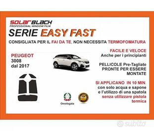 Pellicole vetri oscuranti peugeot 3008 dal 2014