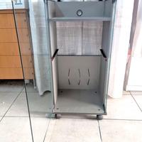 Mobile carrello Stereo anta coperchio vetro comodo