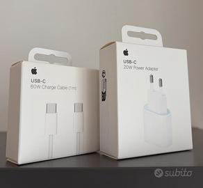 NUOVI Apple Cavo 1M USBC + Caricatore 20W 2026