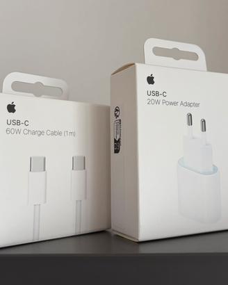 NUOVI Apple Cavo 1M USBC + Caricatore 20W 2026