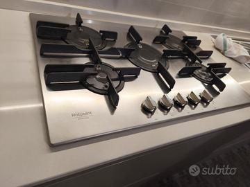 piano cottura Hotpoint fiamma diretta