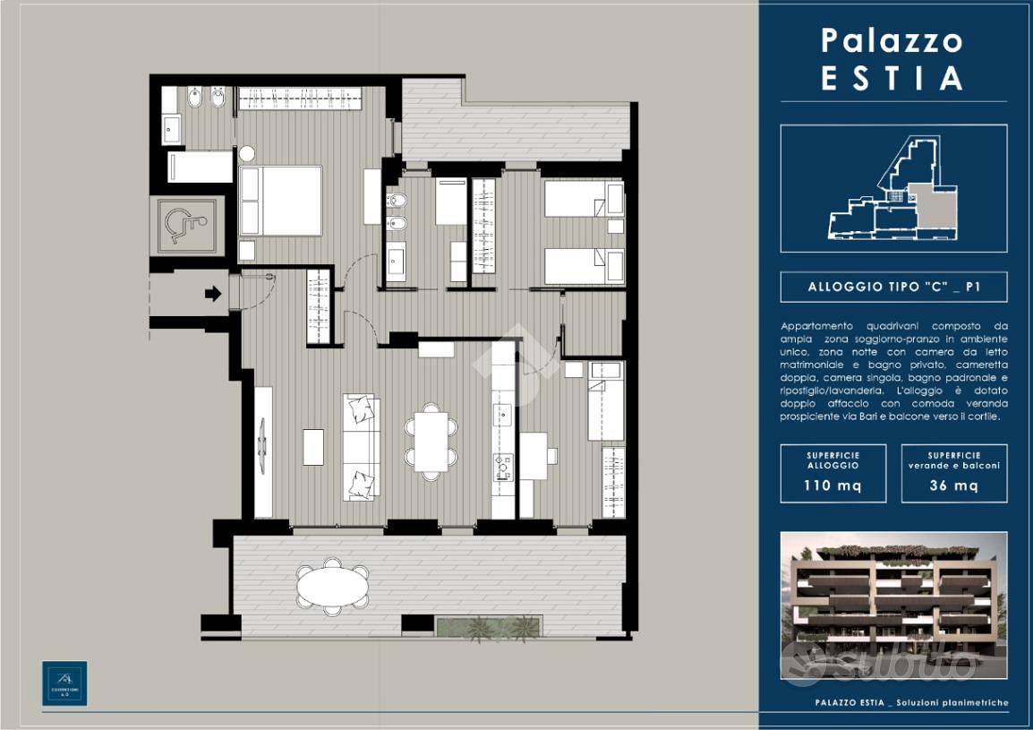 Apartment in Casamassima, Bari - Vista 3
