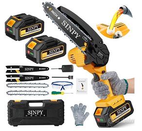 Mini Motosega a Batteria Per Potatura Con 2x4000 m