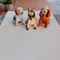 PORCELLANA BIQUIT - CANI COCKER SPANIEL - BULLDOG