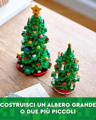 LEGO Albero di Natale - Giocattolo 2 in 1 da Costr