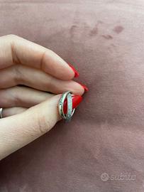 Pandora anello originale doppia fede intrecciata
