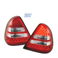 FARI LED PER MERCEDES W202 C-KLASSE 93-00 ROSSO BI