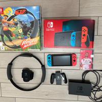 Nintendo Switch + Ring Fit Adventure + FIFA 20