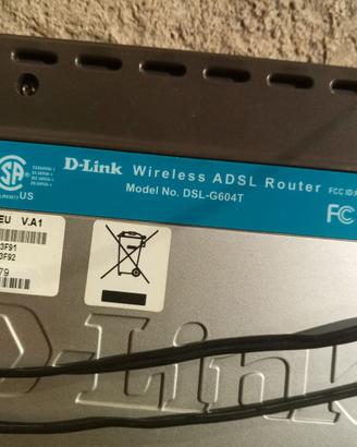 D-Link DSL-G604T ADSL modem WI-FI router + 4 ether