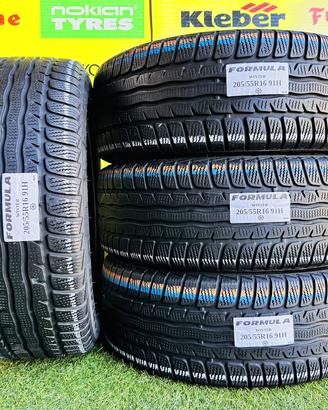 X4: Invernali 205/55R16 91H -FORMULA- al 65% e 76%