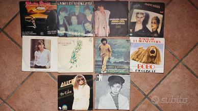 10 x 45 giri anni ’70’80 Artisti vari italiani