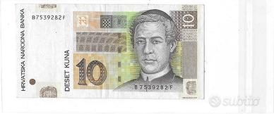 Banconota 10 Kuna Croazia 2012 - 