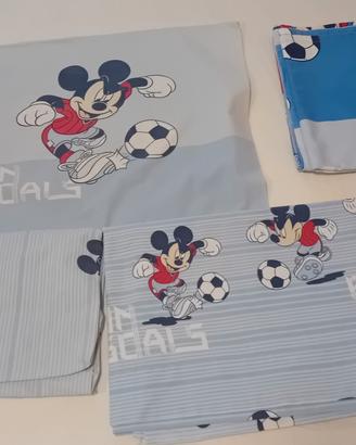 Completo lenzuola singolo Disney