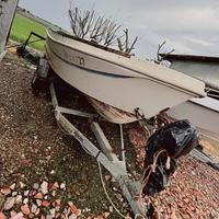 Barca+carrello+reti da pesca