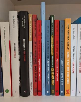 Lotto libri Don Andrea Gallo – tutti nuovi, lotto
