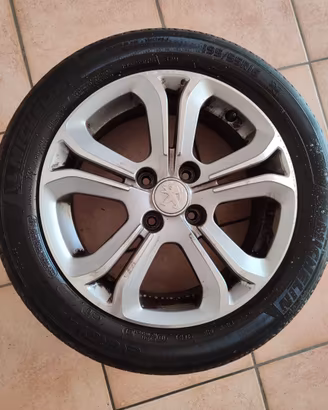 Set 4 Cerchi in Lega 16" Originali Peugeot 208