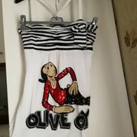 Maglia usata olive oyl Popeye stars studio